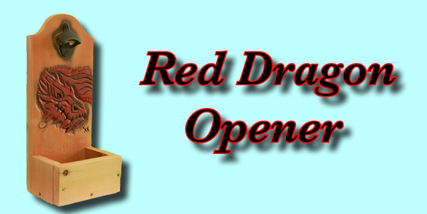 Red Dragon, very cool Craft beer bottle opener, perfect for a breweries near me